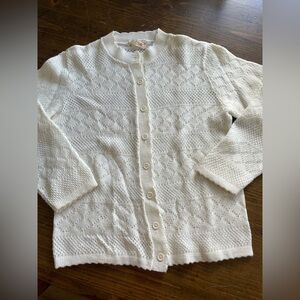 The BAY Vintage Beige S/M Women's knit  Cardigan